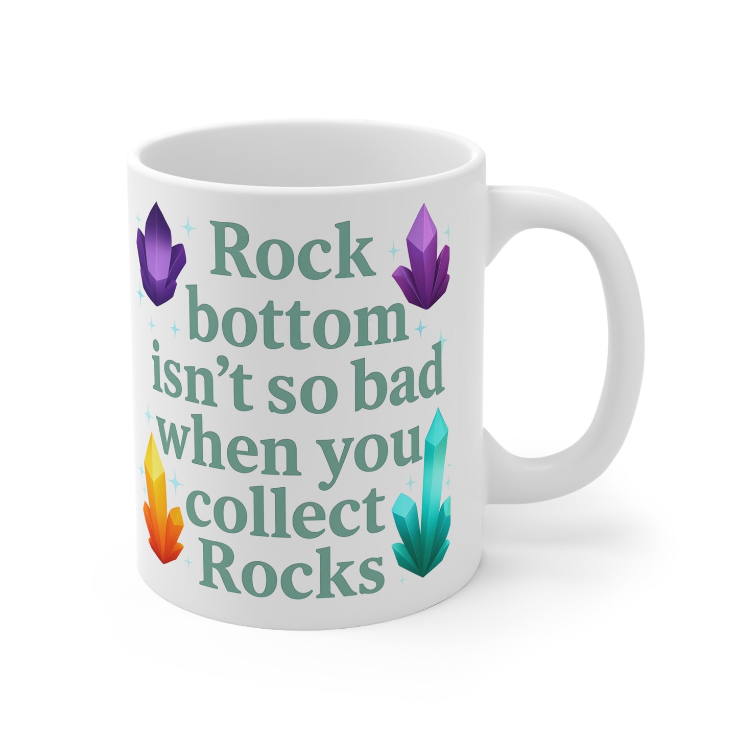 Rick's Rock Bottom Ceramic Mug, Coffee Cup