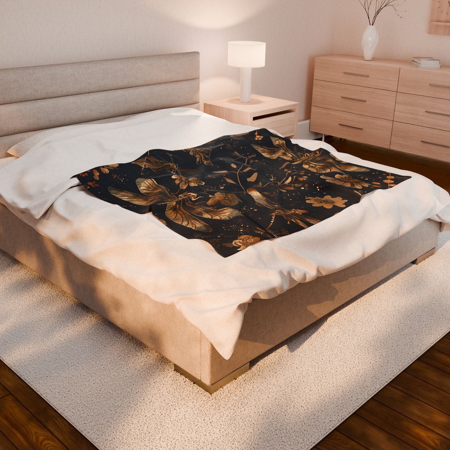 Dave's Dragonfly Plush Blanket