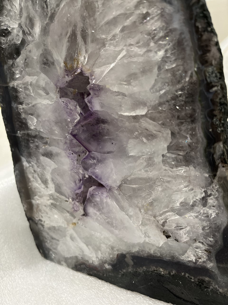 Large Polished & Cut Amethyst Cathedral Crystal Geode 11.76 kgs
