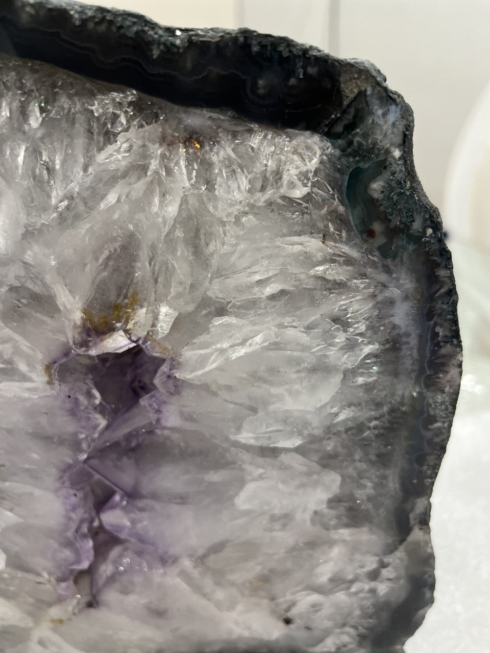 Large Polished & Cut Amethyst Cathedral Crystal Geode 11.76 kgs